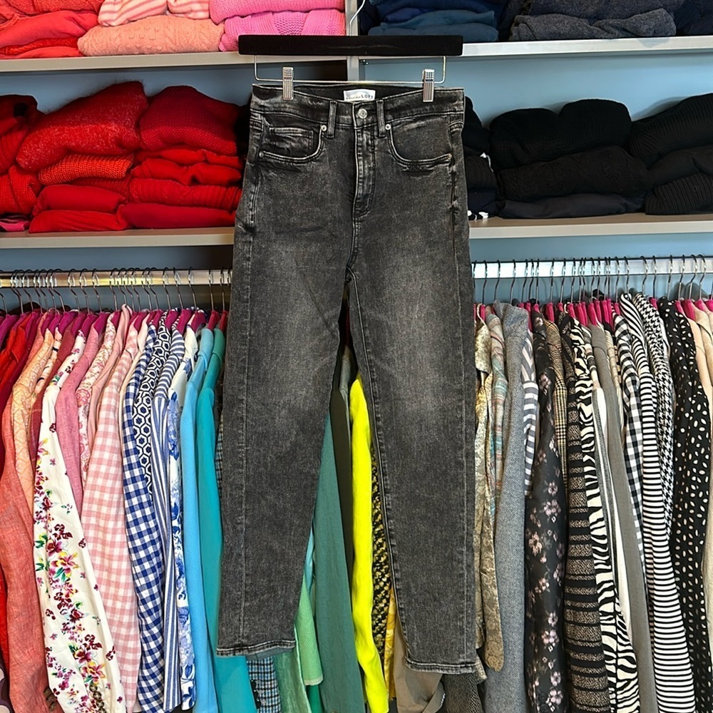Loft The Skinny Black Jeans Size 2